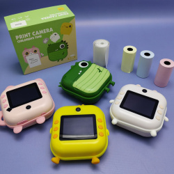 Детский фотоаппарат мгновенной термопечати Children’s Time Print Camera (фото, видео, поддержка SD-card до 32 Gb)